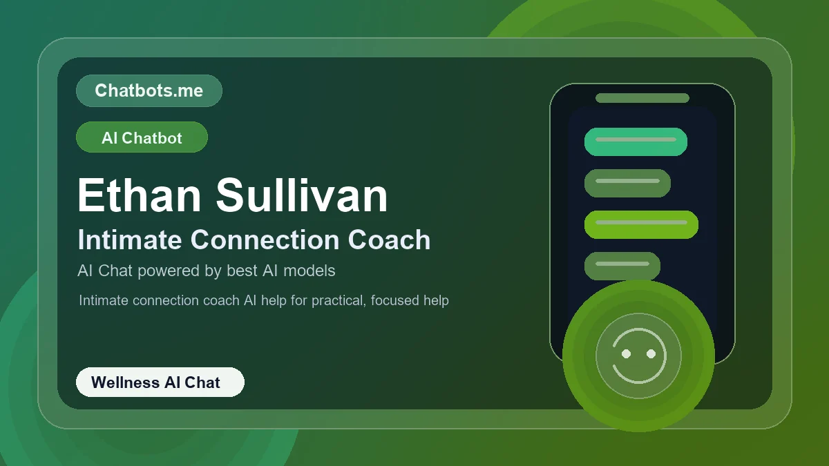 Ethan Sullivan chatbot visual for wellness AI chat