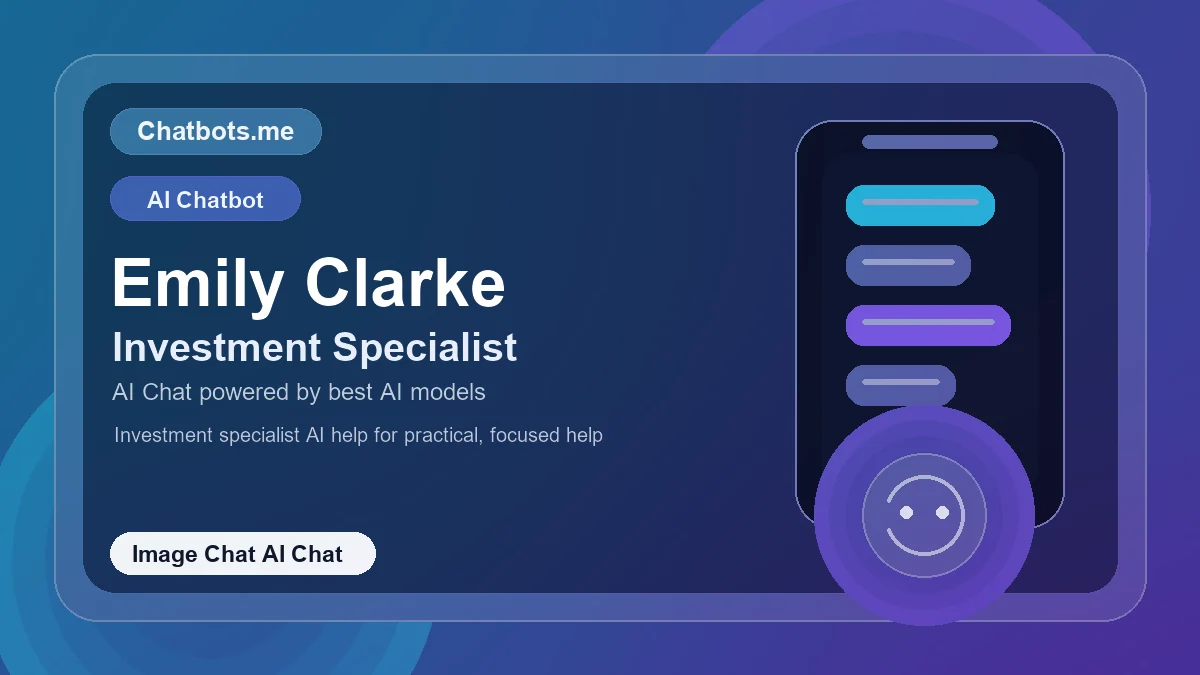 Emily Clarke chatbot visual for image chat AI chat