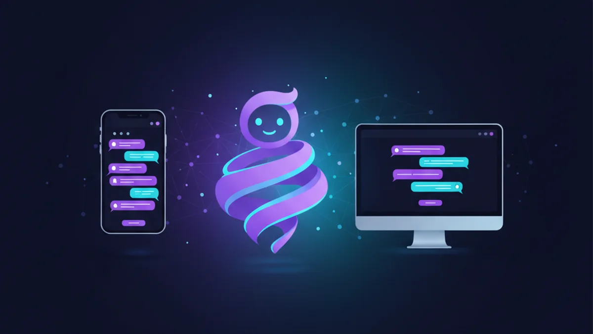 Free ChatGPT Alternative online AI chatbot tool visual for Chatbots.me